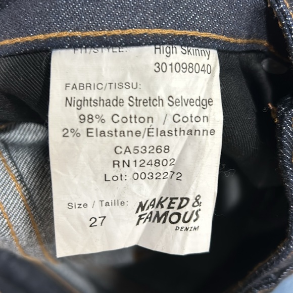 Naked and Famous Women’s High Rise - Picture 5 of 5